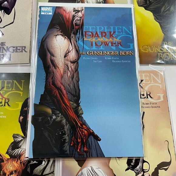 The Dark Tower: Gunslinger Born #1-7 Complete Set Stephen King Marvel 2007 - Picture 8 of 10
